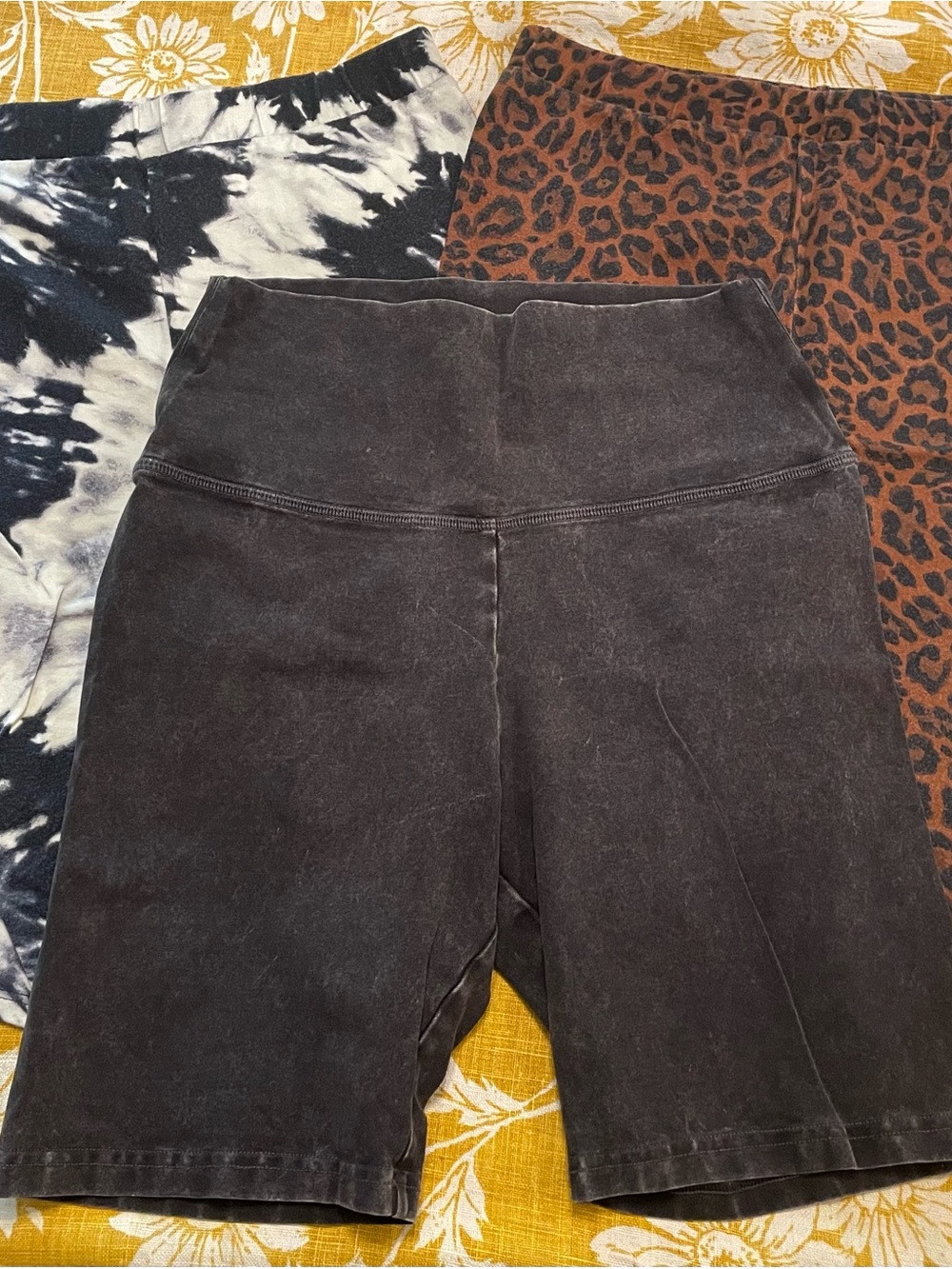 American Eagle Outfitters Black High-Waist Bike Shorts